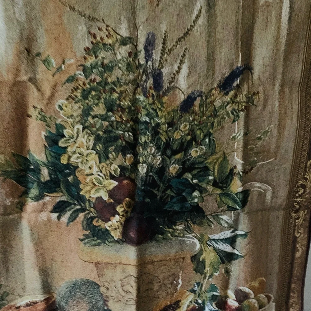 Frut and floral tapestry art